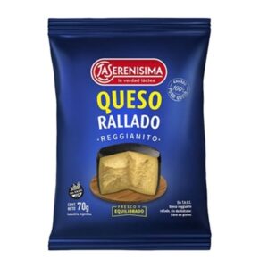 LA SERENISIMA QUESO RALLADO x 70 GRS (AZUL)