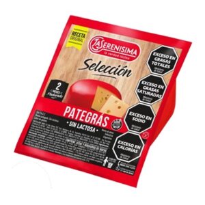 LA SERENISIMA QUESO SEMIDURO PATEGRAS x 340 GRS