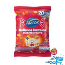 Caramelos Arcor Rellenos Frutales x 810g