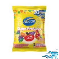 Caramelos Arcor Gajos Frutales x 485g