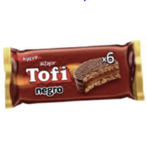 Alfajor Tofi Negro Blister 6 x 46g