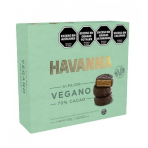 Alfajor Havanna Vegano 9 x 70g