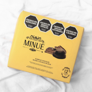 Alfajor Minue Conito Dulce de leche x 12 x 60g Blanco