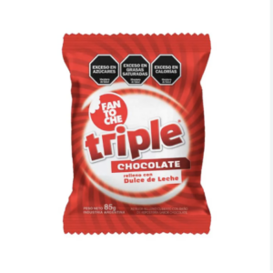 Alfajor Fantoche Triple Chocolate x85g
