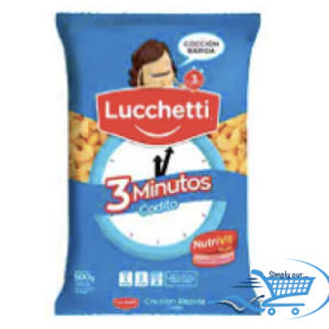 Fideos Lucchetti 3 Min /Codito x 500g