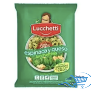 Fideos Lucchettini Espinaca y Queso x 500g