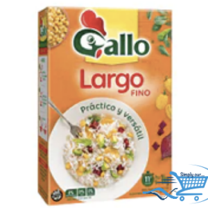 Arroz Gallo Largo Caja 1Kg