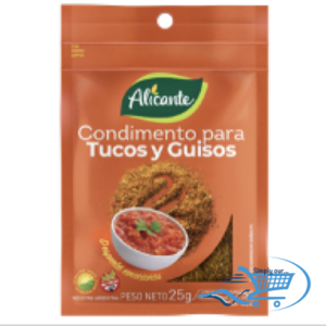 Condimento para Tuco/Guiso Alicante 25 x 25g