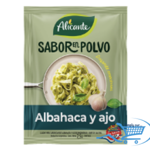 Sabor en Polvo Alicante Albahaca/Ajo 40 x 7,5g