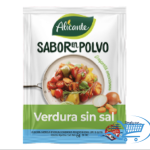 Sabor en Polvo Alicante Verdura s/Sal 40 x 6g