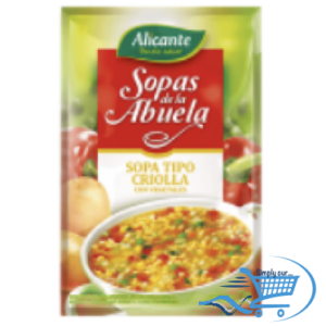Sopas De la Abuela Alicante Tipo Criolla 10 x 72g
