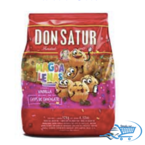 Magdalenas de Vainilla c/Chips Don Satur x 200g