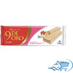 Obleas 9 de Oro De Vainilla/Frutilla x 100g