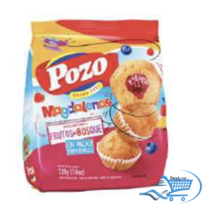 Madalenas Pozo Frutos Rojos x 250g