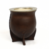 Mate Camionero Calabaza – Alpaca Cincelado - MARRON