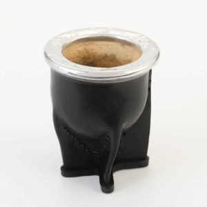 Mate Camionero Calabaza – Aluminio Cincelado - NEGRO