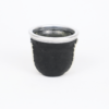 Mate Vidrio – Cuero NEGRO