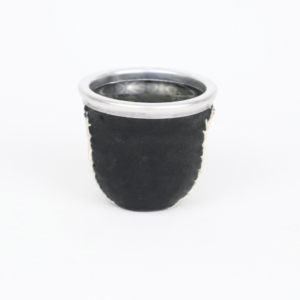 Mate Vidrio – Cuero NEGRO