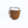 Mate Vidrio – Cuero PIEL NATURAL