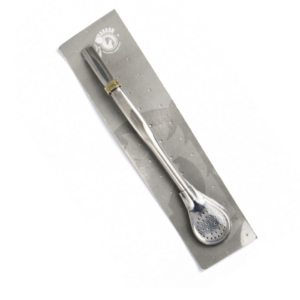 Bombilla Acero Inox. Virola Bronce – PLANA PERITA