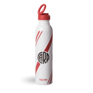 Botella Aluminio BLANCO FÚTBOL 500ml - RIVER