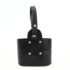 Media Canasta Cuero Premium Marron y Negra