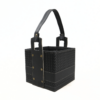 Canasta Cubo Premium - Marron y Negra