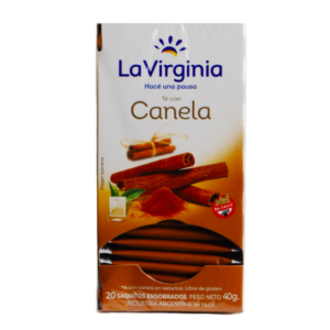 Té Con Canela La Virginia 20 x 2g