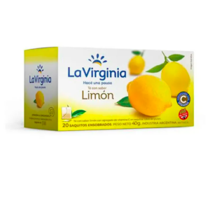 Té Limón La Virginia 20 x 2g