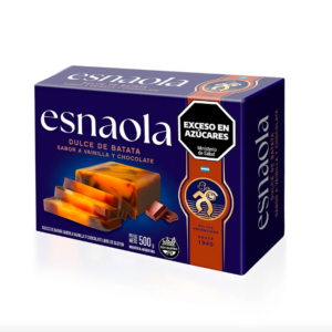 Esnaola dulce de batata sabor vainilla y chocolate