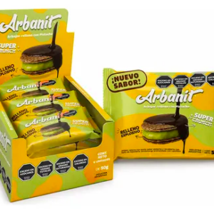 Arbanit alfajor pistacho 6x50g
